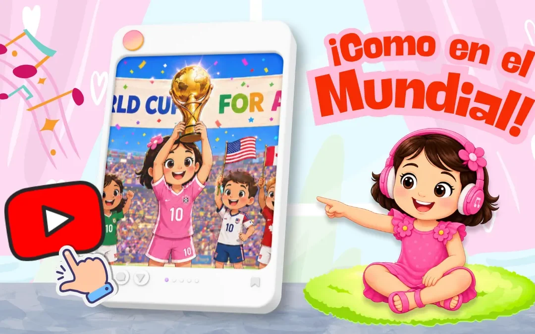 Imagen destacada de Como en el Mundial, contenido infantil de Mundito Isabella.
