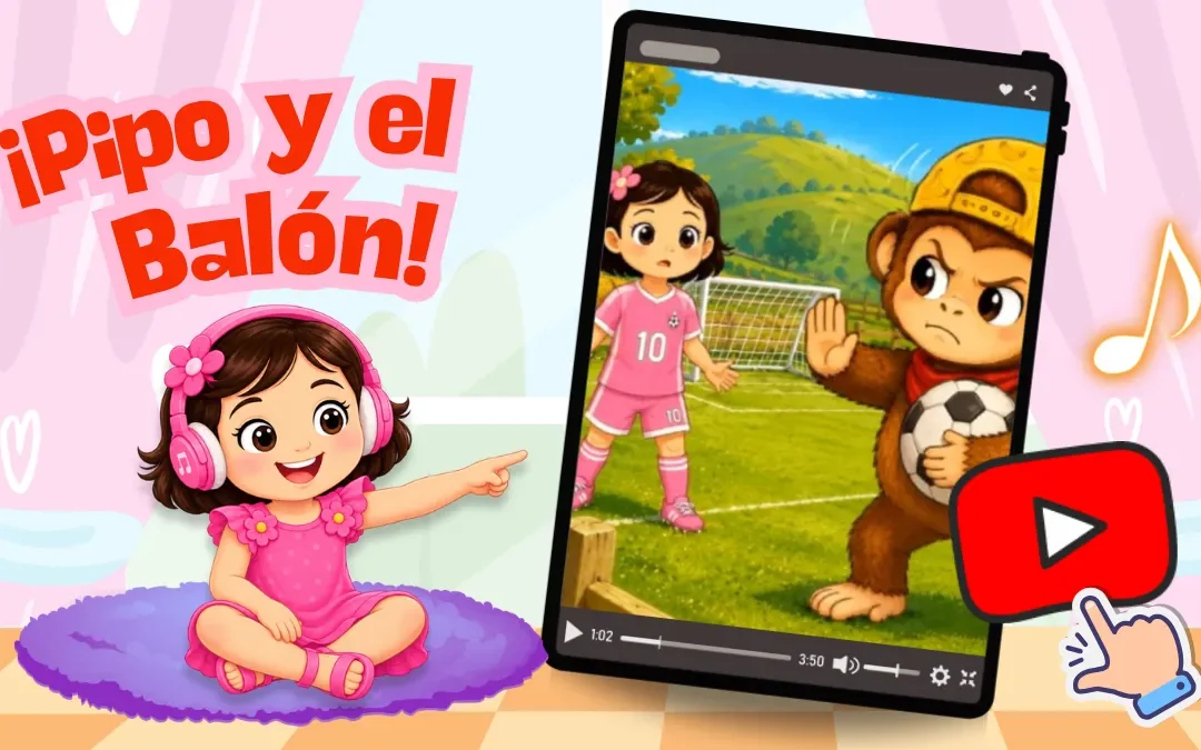 Imagen destacada de Pipo y el Balón, contenido infantil de Mundito Isabella.